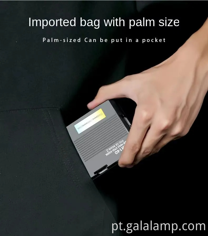 Luz portátil portátil para a iluminação fotográfica ao ar livre